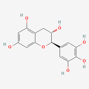 Chemical structure of Gallocatechin