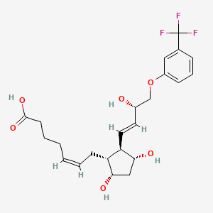 Chemical structure of 15(S)-Fluprostenol