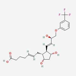Chemical structure of 5-trans Fluprostenol