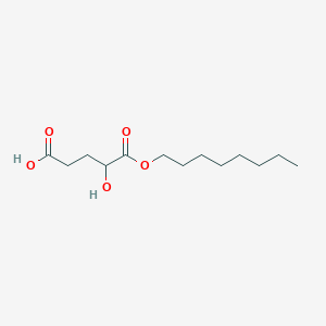 Chemical structure of Octyl-α-hydroxyglutarate