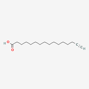 Chemical structure of Palmitic Acid Alkyne