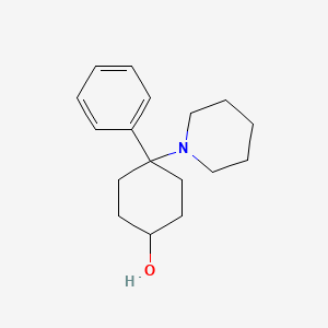 Chemical structure of 4-Phenyl-4-(1-piperidinyl)cyclohexanol