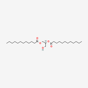 Chemical structure of 1,2-Dilaurin