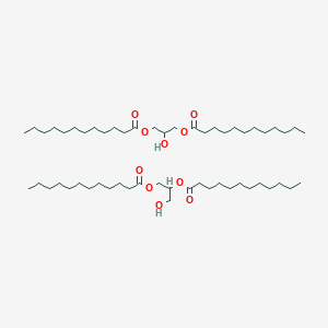 Chemical structure of 1,2-Dilaurin