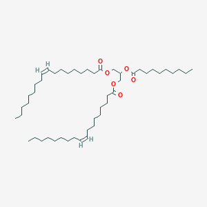 Chemical structure of 1,3-Dioleoyl-2-Decanoyl-rac-glycerol