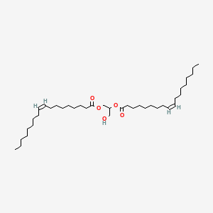Chemical structure of 1,2-Dioleoylglycerol