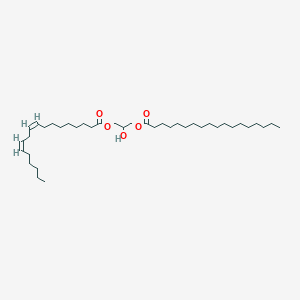 Chemical structure of 1-Stearoyl-3-Linoleoyl-rac-glycerol