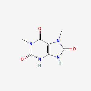 Chemical structure of 1,7-Dimethyluric Acid