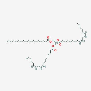 Chemical structure of 1,2-Dilinoleoyl-3-Stearoyl-rac-glycerol