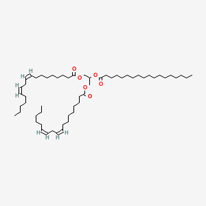 Chemical structure of 1,3-Dilinoleoyl-2-Stearoyl-rac-glycerol