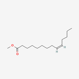 Chemical structure of Methyl cis-9-tetradecenoate