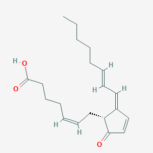 Chemical structure of 15d-Prostaglandin A2