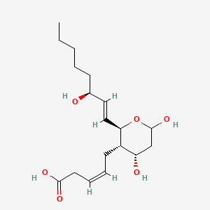 Chemical structure of 2,3-Dinor-TXB2
