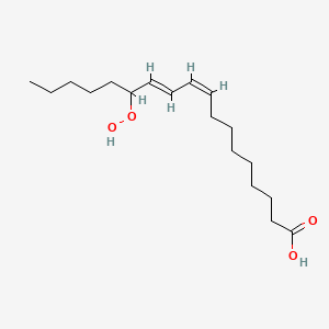 Chemical structure of (±)13-HpODE