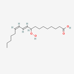 Chemical structure of (±)9-HpODE