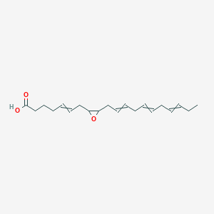 Chemical structure of (±)8(9)-EpETE