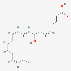 Chemical structure of 8-Hepe
