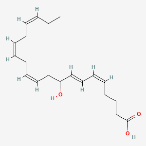 Chemical structure of (±)9-HEPE