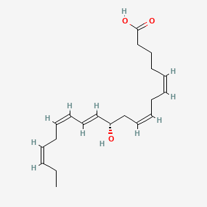 Chemical structure of 11(S)-HEPE