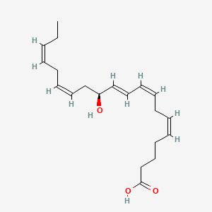 Chemical structure of 12S-Hepe
