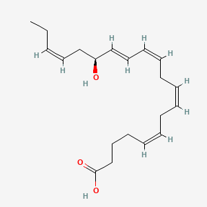 Chemical structure of 15(S)-HEPE MaxSpec® Standard