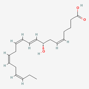 Chemical structure of 8S-Hepe