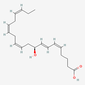 Chemical structure of 9S-Hepe