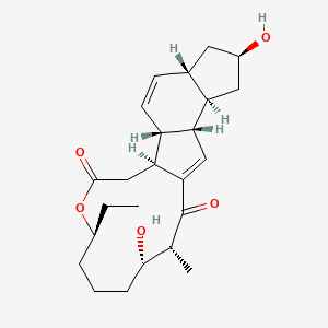 Chemical structure of Spinosyn A aglycone