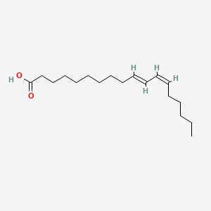 Chemical structure of 10(E),12(Z)-Conjugated Linoleic Acid