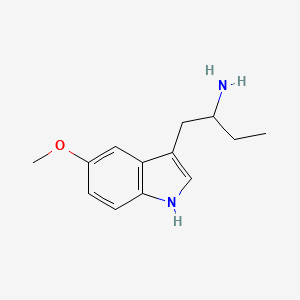 Chemical structure of 5-methoxy-α-Ethyltryptamine