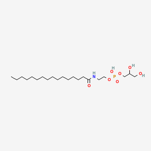 Chemical structure of Glycerophospho-N-Palmitoyl Ethanolamine