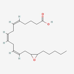 Chemical structure of (±)14(15)-EET