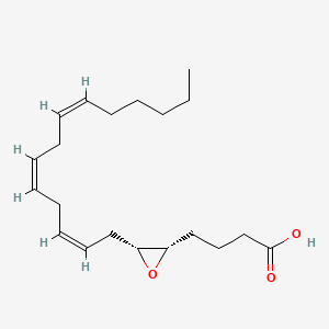 Chemical structure of (±)5(6)-EET