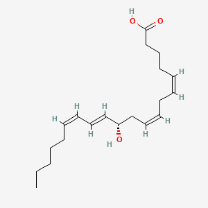 Chemical structure of 11(S)-HETE