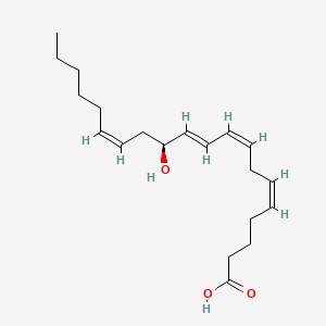 Chemical structure of 12S-Hete