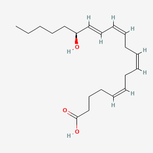 Chemical structure of 15(S)-HETE