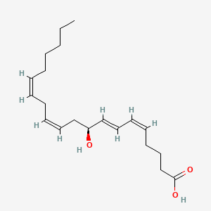 Chemical structure of 9(S)-HETE