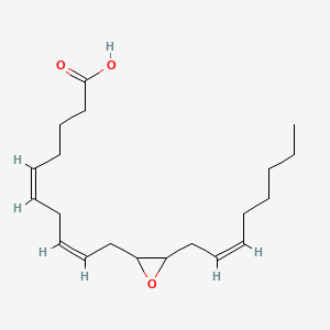 Chemical structure of (±)11(12)-EET