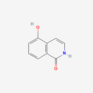 Chemical structure of 1,5-Isoquinolinediol