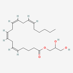 Chemical structure of 1-Monoarachidin