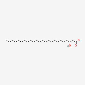 Chemical structure of 3-hydroxy Lignoceric Acid