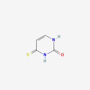 Chemical structure of 4-Thiouracil