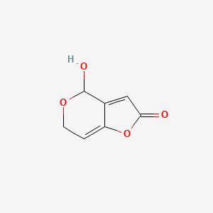 Chemical structure of Patulin