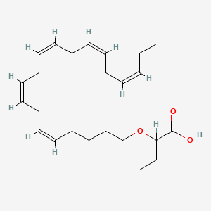 Chemical structure of Icosabutate