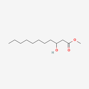 Chemical structure of Methyl 3-hydroxyundecanoate