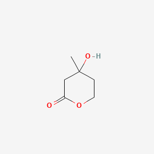 Chemical structure of DL-Mevalonolactone
