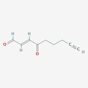 Chemical structure of 4-oxo-2-Nonenal Alkyne