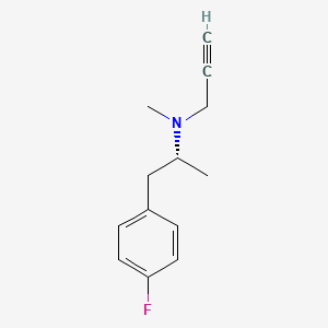 Chemical structure of 3-Fluoropentylindole