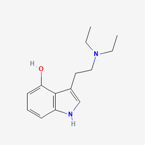 Chemical structure of 4-hydroxy DET