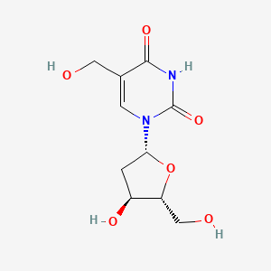 Chemical structure of 5-Hydroxymethyl-2'-deoxyuridine